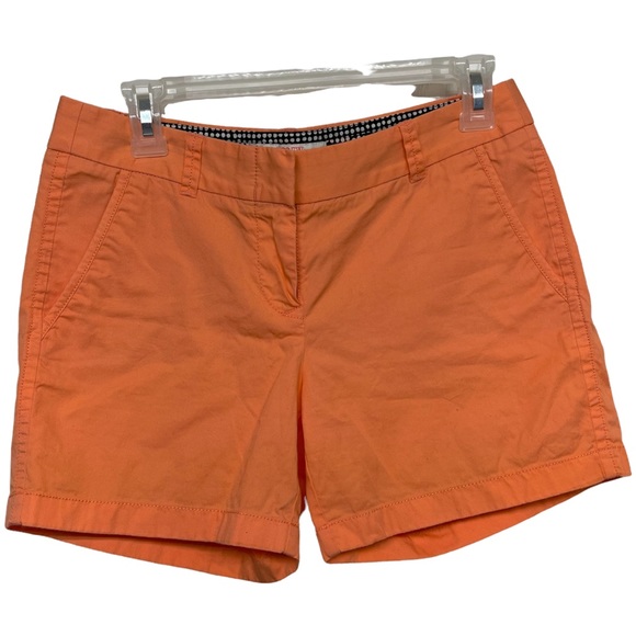 J. Crew Factory Pants - J.CREW Factory Shorts Size 2 Broken In Chino Orange Cotton